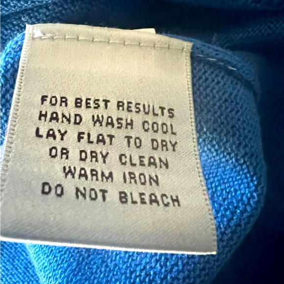 Peter Millar silk cashmere blend size large men’s royalblue excellent condition - Picture 7 of 8